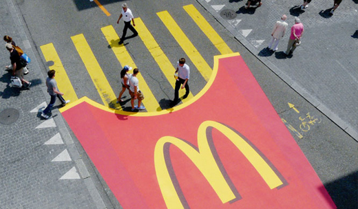 Marketing de guerrilla : MacDonalds