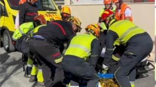 Imagen de un rescate por parte del Consorcio de Bomberos de la provincia de Alicante, en una imagen de archivo.